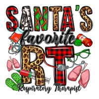 Santa's Favorite Rt Respiratory Therapist Premium Tee | Teevron