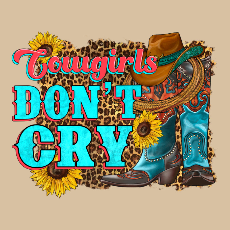 Cowgirls Don't Crty Boots Hat Sunflowers Heavyweight Hoodie by Artiststas | Teevron