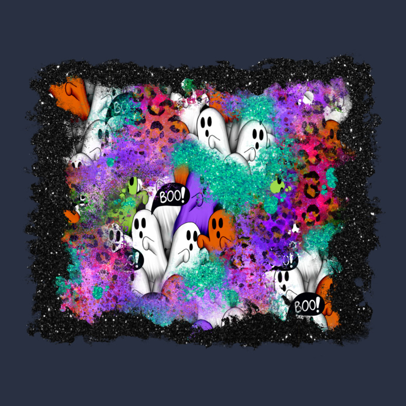 Halloween Ghost And Turquoise Glitter Background Heavyweight Sweatshirt by BundleAndBundleShop | Teevron