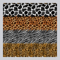 Safari Animals Seamless Pattern Heavyweight Sweatshirt | Teevron