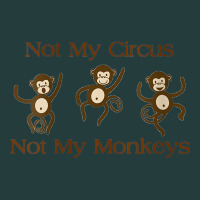 Womens Not My Circus Not My Monkeys Gifts - Funny Political Novelty V- Classic Tee | Teevron
