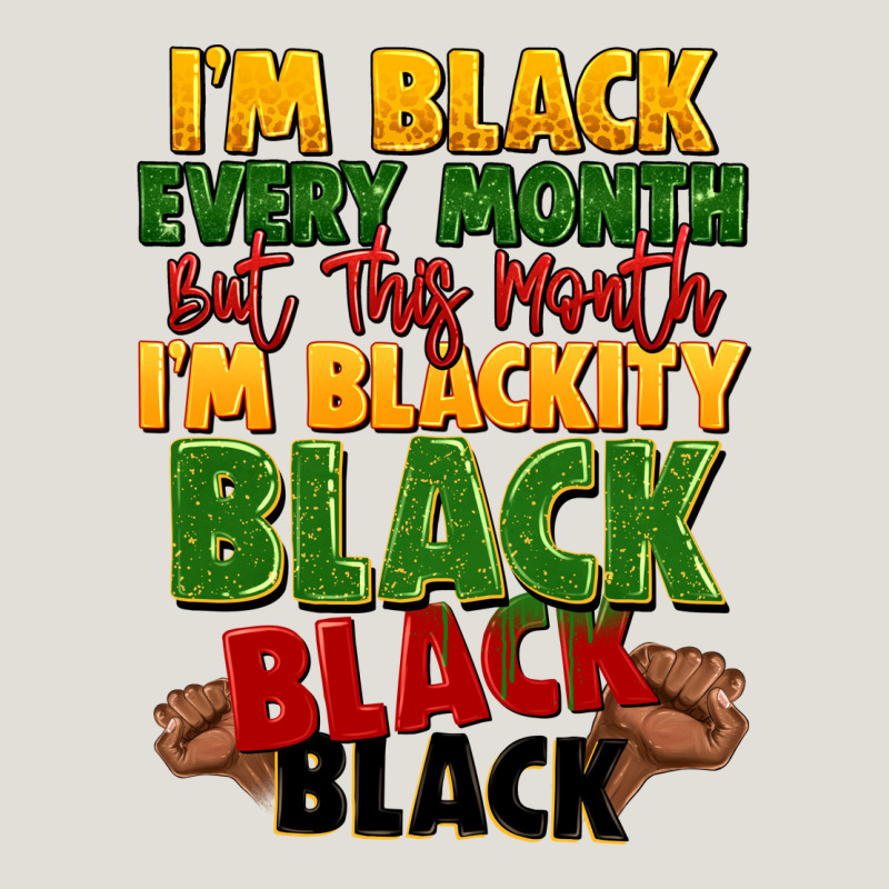 Juneteenth Im Black Every Month Heavy Core Tee by LillyAllenDesigns | Teevron