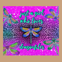 Just A Girl Who Loves Dragonfiles Vintage Tee | Teevron