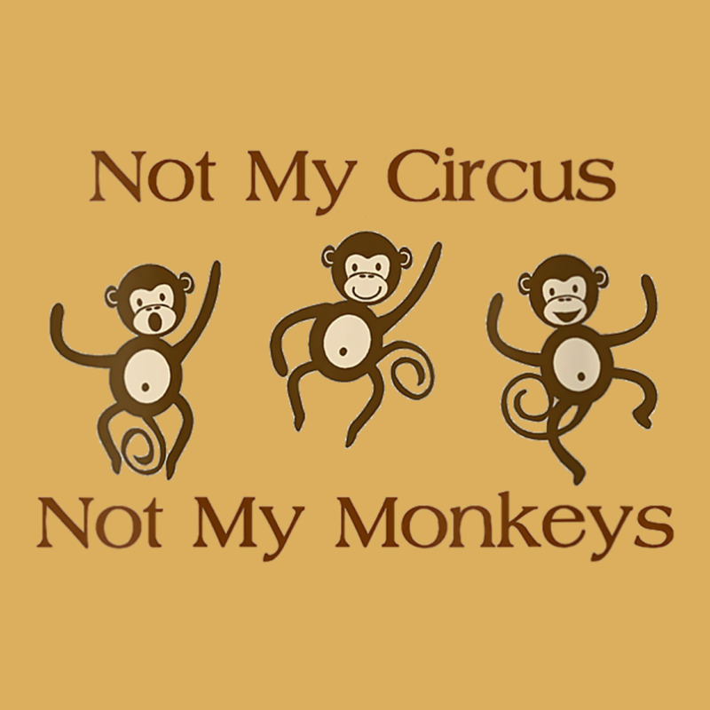 Womens Not My Circus Not My Monkeys Gifts - Funny Political Novelty V- Premium Hoodie by minhPixels | Teevron