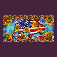 Bison Amerıcan Flag  License Plate Template Premium Tee | Teevron