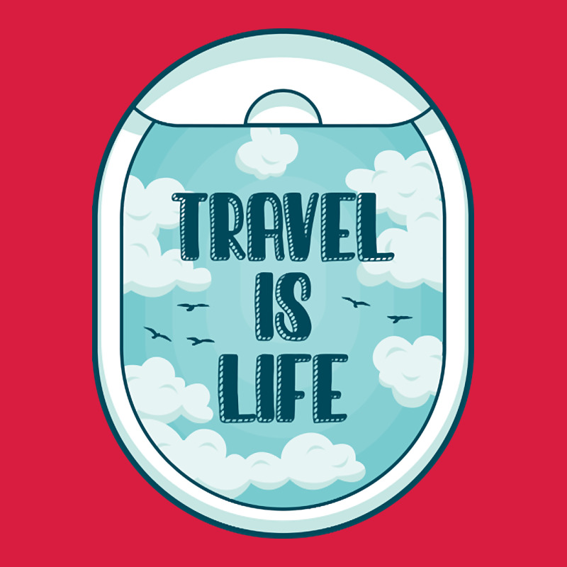 Travel Is Life Funny Traveling Gift Premium Hoodie by minhPixels | Teevron
