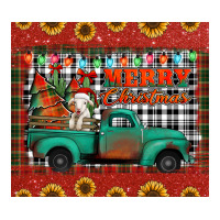 merry christmas farm truck tumbler | Teevron