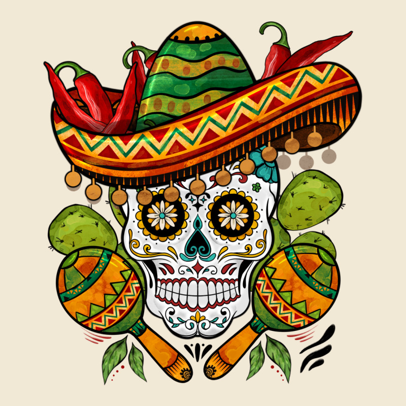 Sombrero Skull Ladies Tee by BarkalooDesign | Teevron