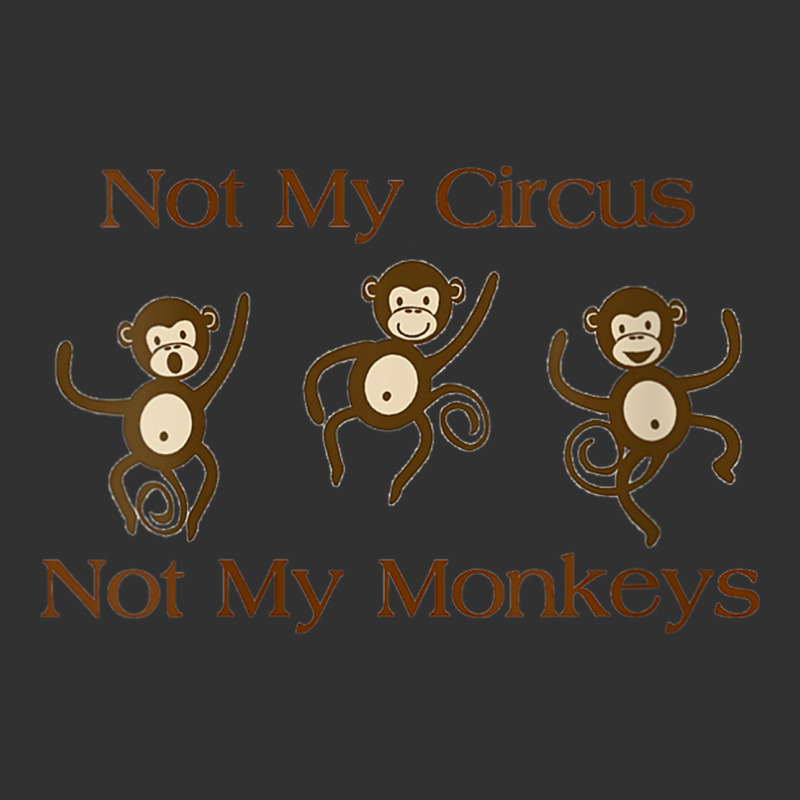 Womens Not My Circus Not My Monkeys Gifts - Funny Political Novelty V- Urban Heavy Tee by minhPixels | Teevron