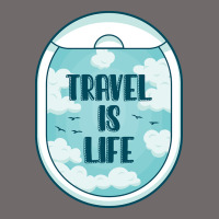 Travel Is Life Funny Traveling Gift Urban Heavy Tee | Teevron