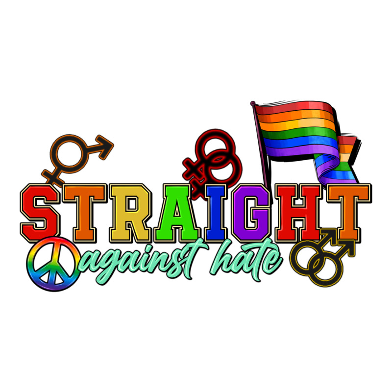 Straight Agains Hate Long Sleeve Tee by CowGirlArtShop | Teevron