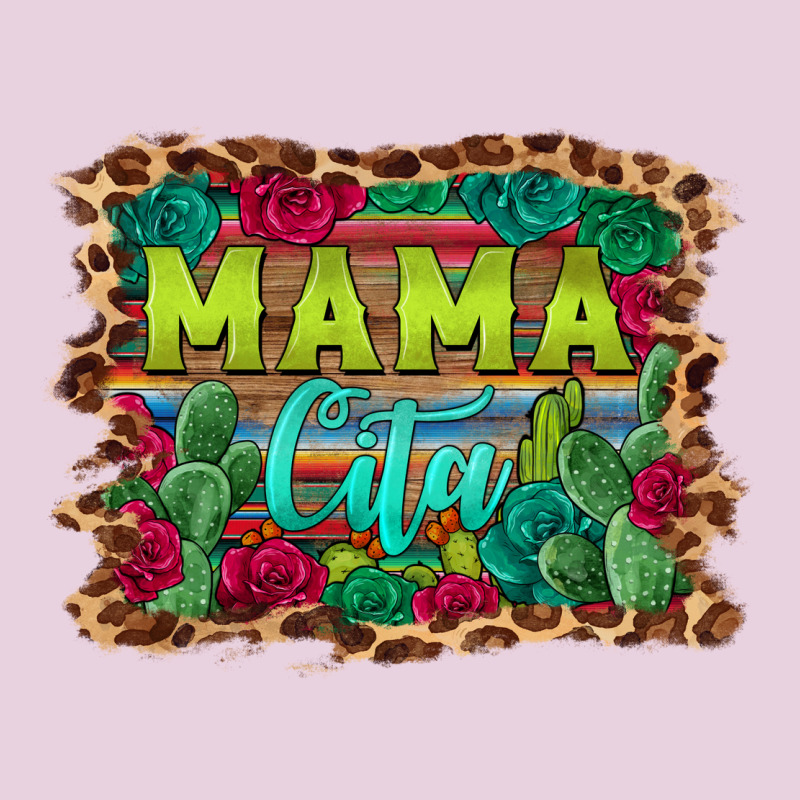 Mama Cita Serape Background Ladies Tee by BarkalooDesign | Teevron