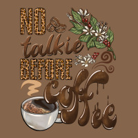 No Talkie Before Coffee Premium Tee | Teevron
