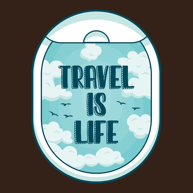 Travel Is Life Funny Traveling Gift Heavy Core Tee by minhPixels | Teevron