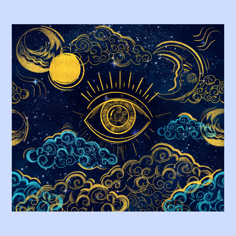 Evil Eye Moon Urban Heavy Tee by TumblerDesignByShophia | Teevron