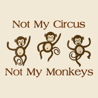 Womens Not My Circus Not My Monkeys Gifts - Funny Political Novelty V- Premium Tee | Teevron