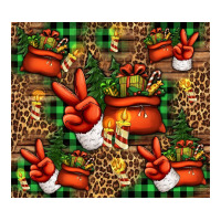 Christmas Santa Claus Peace Hand Premium Tee | Teevron