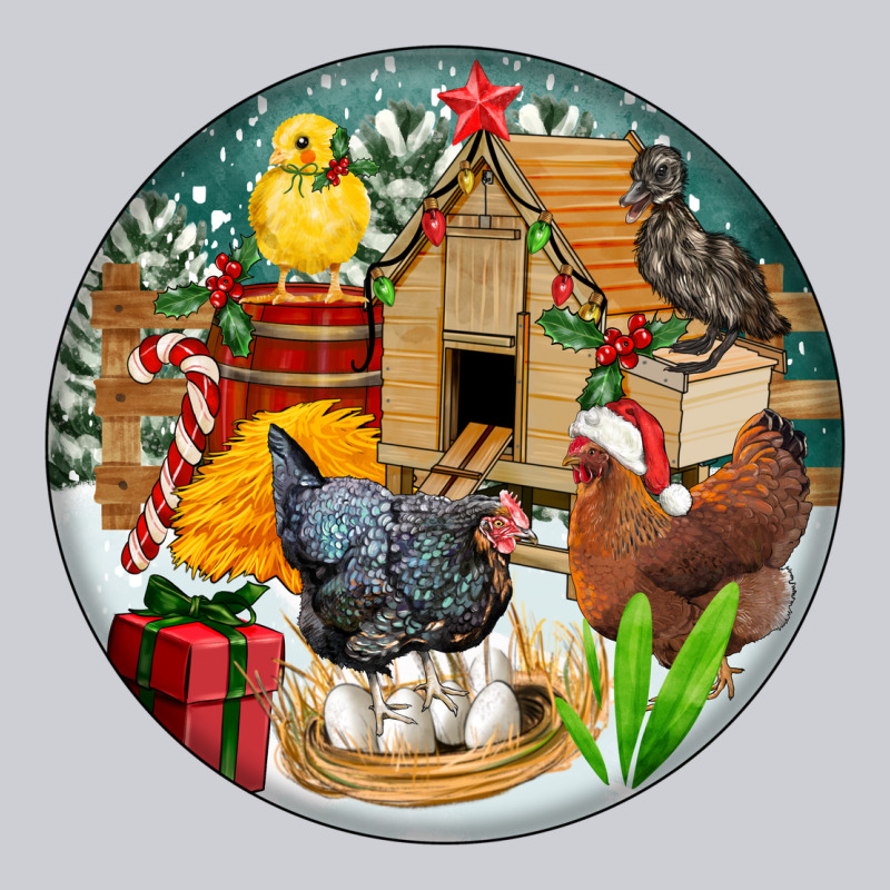 Christmas Coop Ornament Heavyweight Sweatshirt by FaDigitalArtStudio | Teevron