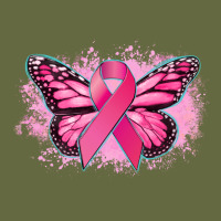 Cancer Ribbon Butterfly Cancer Awareness Long Sleeve Tee | Teevron