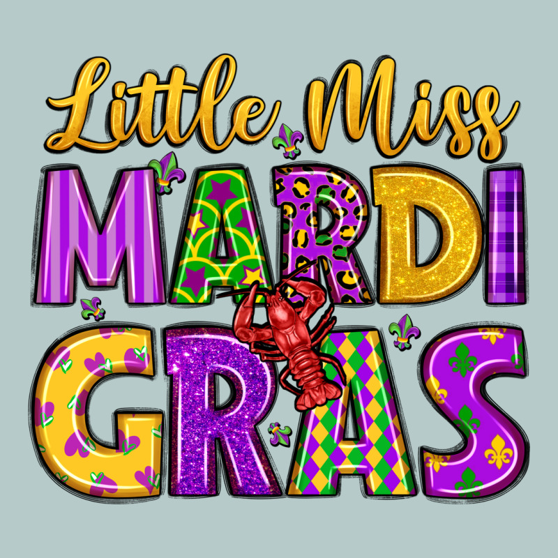 Little Miss Mardi Gras Heavy Core Tee by LillyAllenDesigns | Teevron
