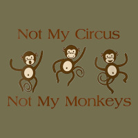 Womens Not My Circus Not My Monkeys Gifts - Funny Political Novelty V- Vintage Hoodie | Teevron