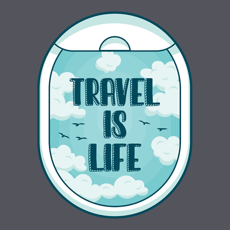Travel Is Life Funny Traveling Gift Vintage Hoodie by minhPixels | Teevron
