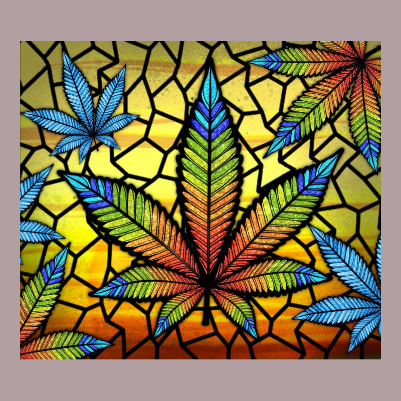 Stained Glass Weed Vintage Hoodie by TumblerDesignByShophia | Teevron
