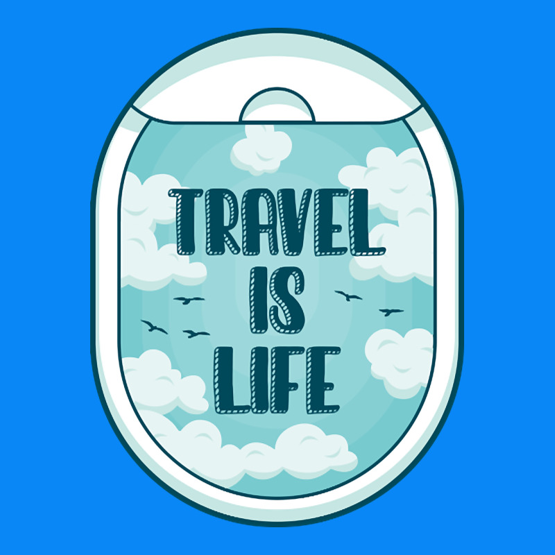 Travel Is Life Funny Traveling Gift Zipper Hoodie by minhPixels | Teevron