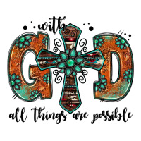 with god all things are possible gemstone cross | Teevron