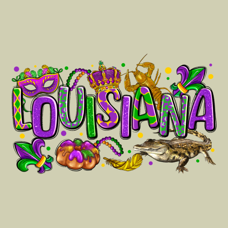 Louisiana Mardi Gras Heavy Core Tee by LillyAllenDesigns | Teevron