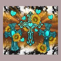Western Crosses And Sunflowers Vintage Hoodie | Teevron