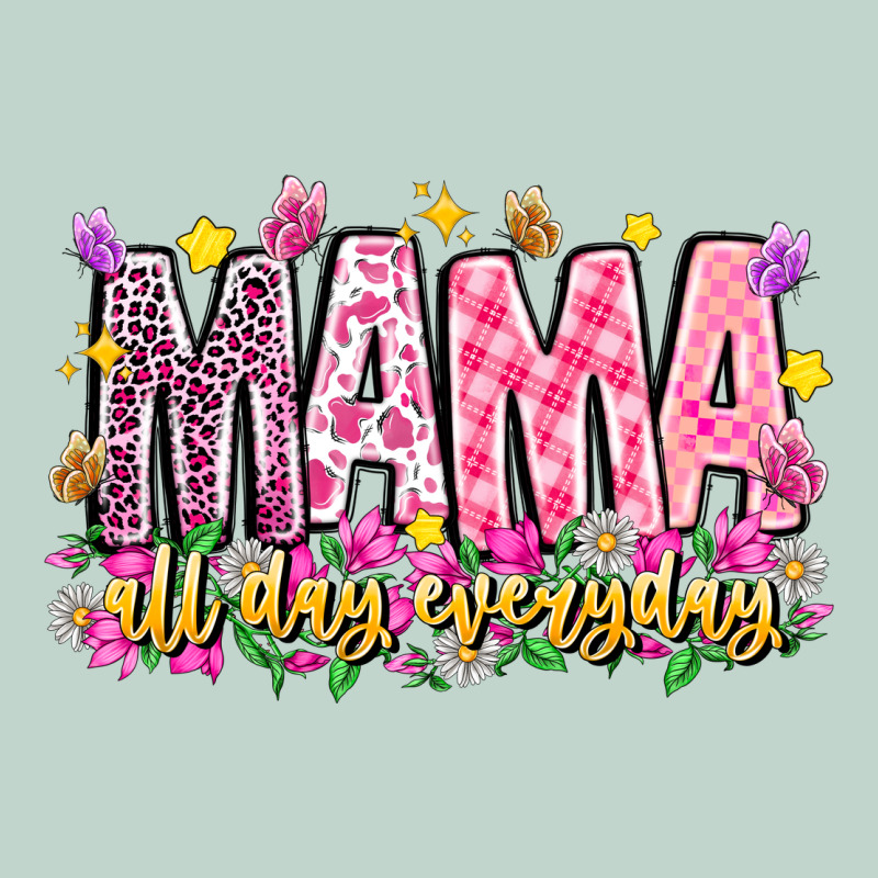 Mama All Day Everyday Zipper Hoodie by CowhideDigitalArt | Teevron