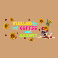 Fueled By ıced Coffee And Anxiety Vintage Tee | Teevron