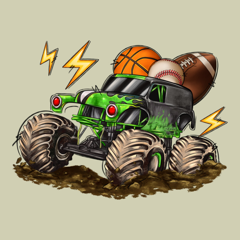 Monster Truck Sports Heavy Core Tee by LillyAllenDesigns | Teevron