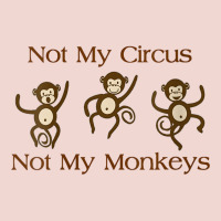 Womens Not My Circus Not My Monkeys Gifts - Funny Political Novelty V- Premium Sweatshirt | Teevron