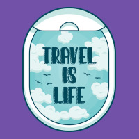 Travel Is Life Funny Traveling Gift Premium Sweatshirt | Teevron