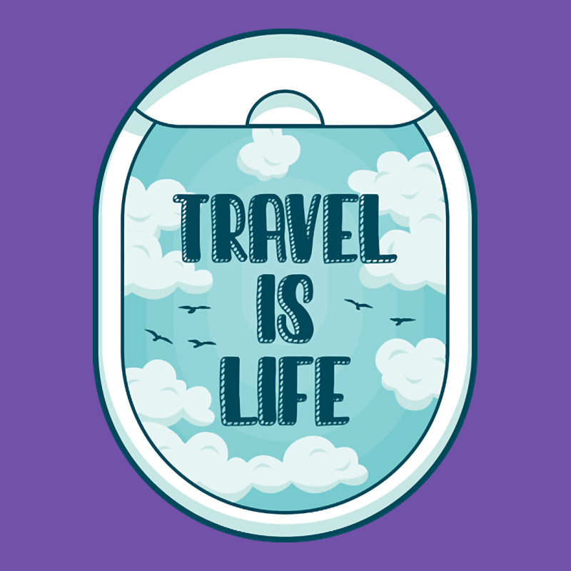 Travel Is Life Funny Traveling Gift Premium Sweatshirt by minhPixels | Teevron