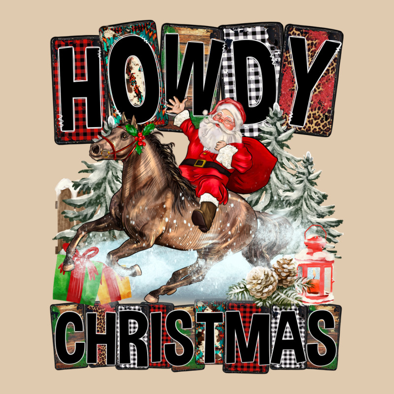Howdy Christmas Rodeo Santa Heavyweight Sweatshirt by FaDigitalArtStudio | Teevron