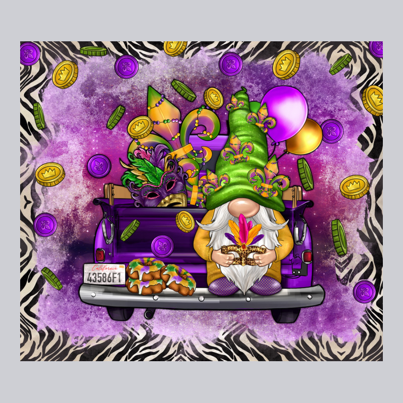 Mardi Gras Gnome On The Truck Classic Tee by NancyCooperArtShop | Teevron