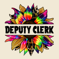Deputy Clerk Tie Dye Sunflower Premium Tee | Teevron
