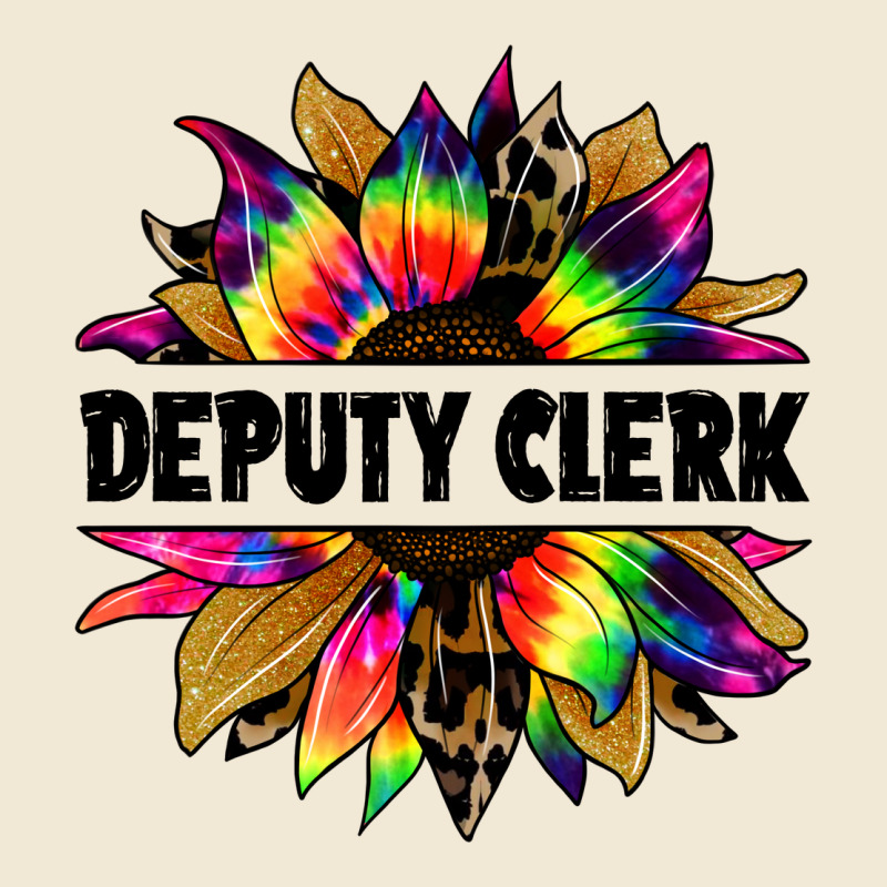 Deputy Clerk Tie Dye Sunflower Premium Tee by Jasminsmagicworld | Teevron