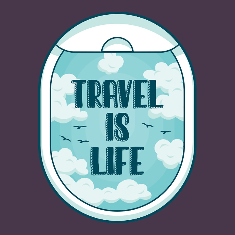 Travel Is Life Funny Traveling Gift Heavyweight Hoodie by minhPixels | Teevron