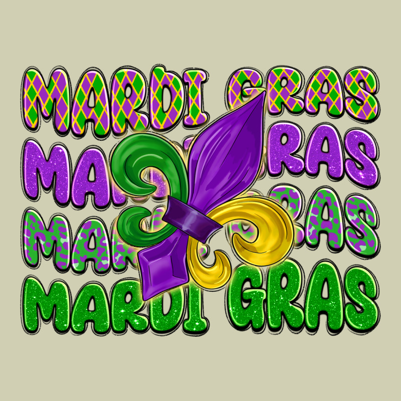 Mardi Gras With Fleur De Lis Heavy Core Tee by LillyAllenDesigns | Teevron