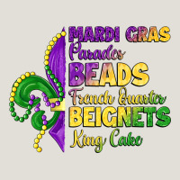 Mardi Gras Parades Beads French Quarter Beignets K Heavy Core Tee | Teevron
