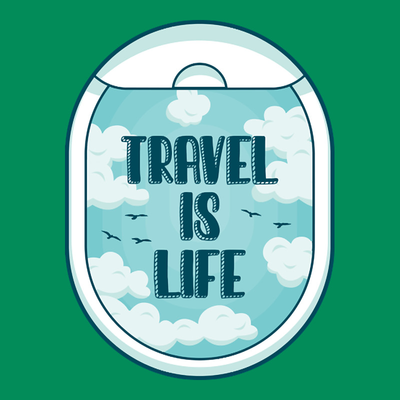 Travel Is Life Funny Traveling Gift Urban Hoodie by minhPixels | Teevron