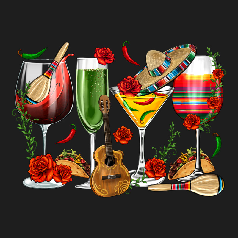 Mexico Wine Glasses Classic Tee by texasbilliewilder | Teevron