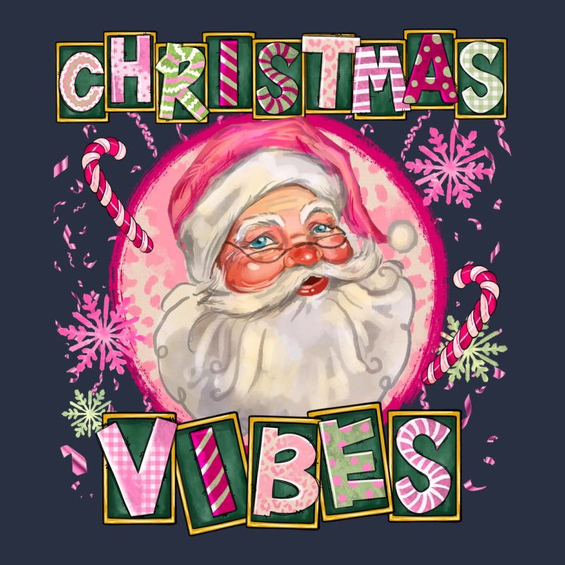 Pink Christmas Vibes Santa Heavyweight Sweatshirt by FaDigitalArtStudio | Teevron