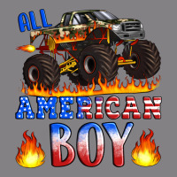 All American Boy Monster Truck Heavyweight Hoodie | Teevron