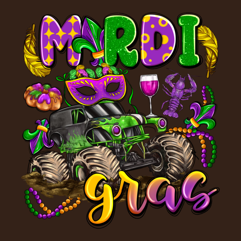 Mardi Gras Monster Truck Heavy Core Tee by LillyAllenDesigns | Teevron