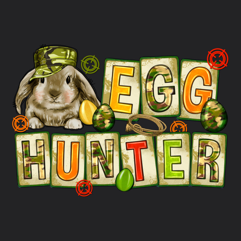 Egg Hunter With Camouflage Plate Letters Easter Vintage Tee by HowdyJamesFarm | Teevron